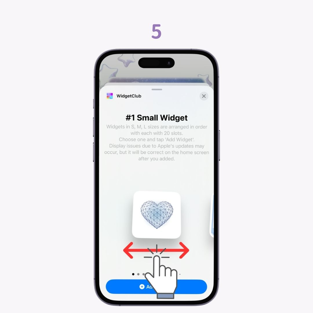 1. számú kép a Hogyan készítsünk widgetet iPhone-on