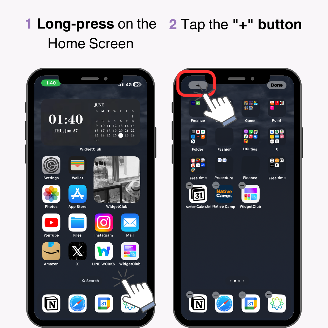 #1 gambar Cara Menampilkan Persentase Baterai iPhone Menggunakan Widget