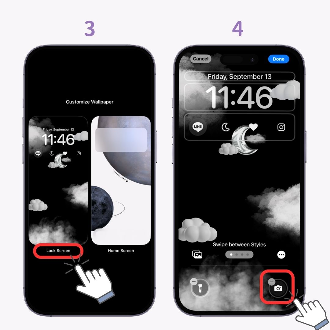 Imagen n.° 1 de Cómo editar los controles de la pantalla de bloqueo en tu iPhone