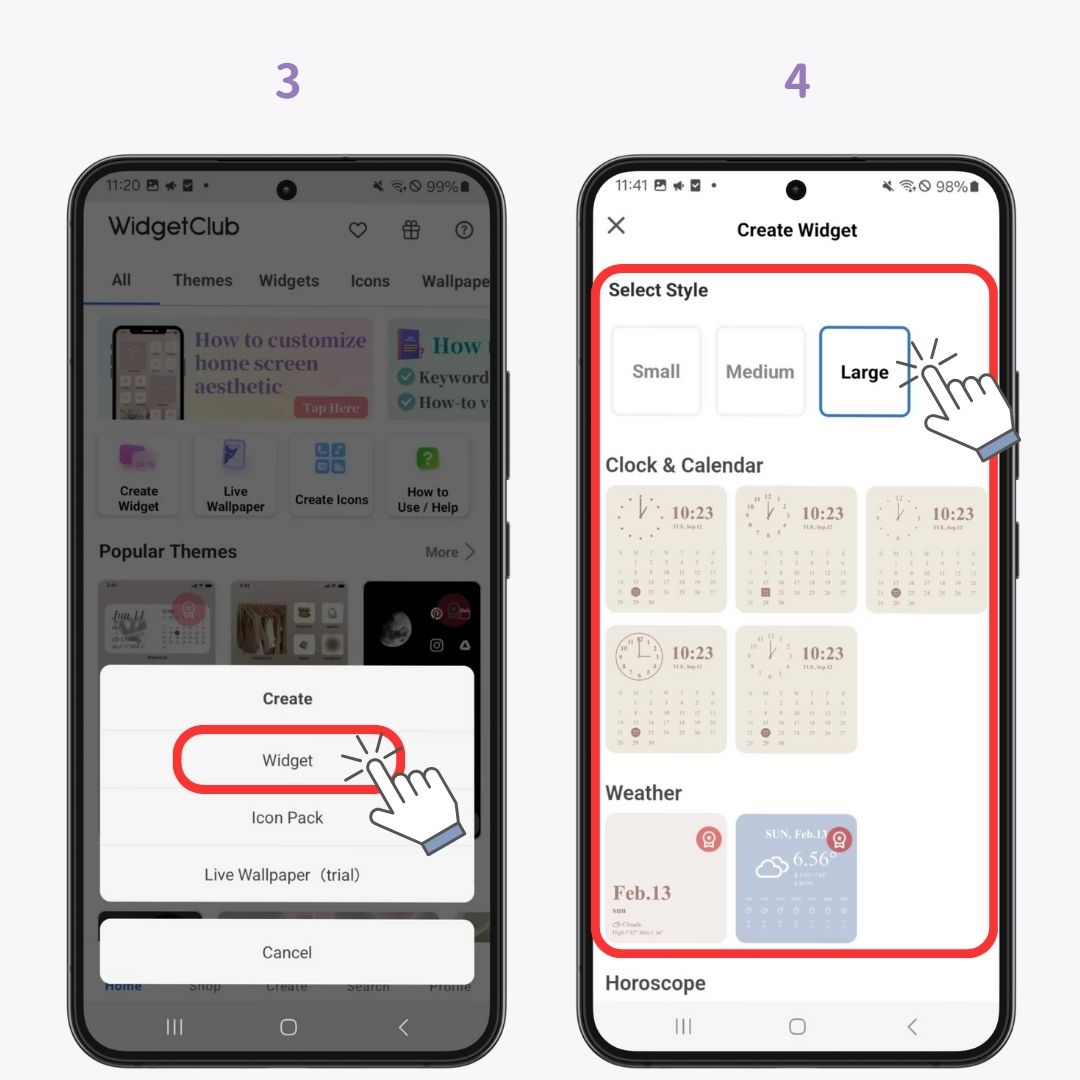 #1 image of How to Get Transparent Widgets on iPhone and Android