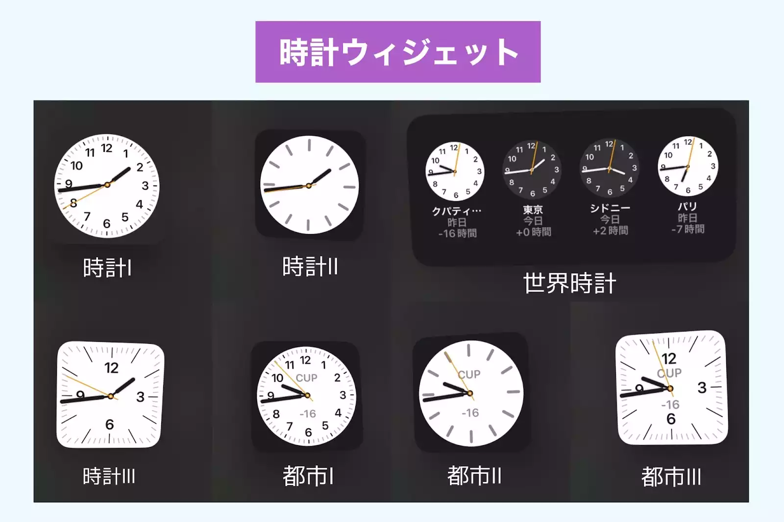 時計ウィジェットの設定方法！おすすめアプリやカスタマイズ方法もの画像2枚目