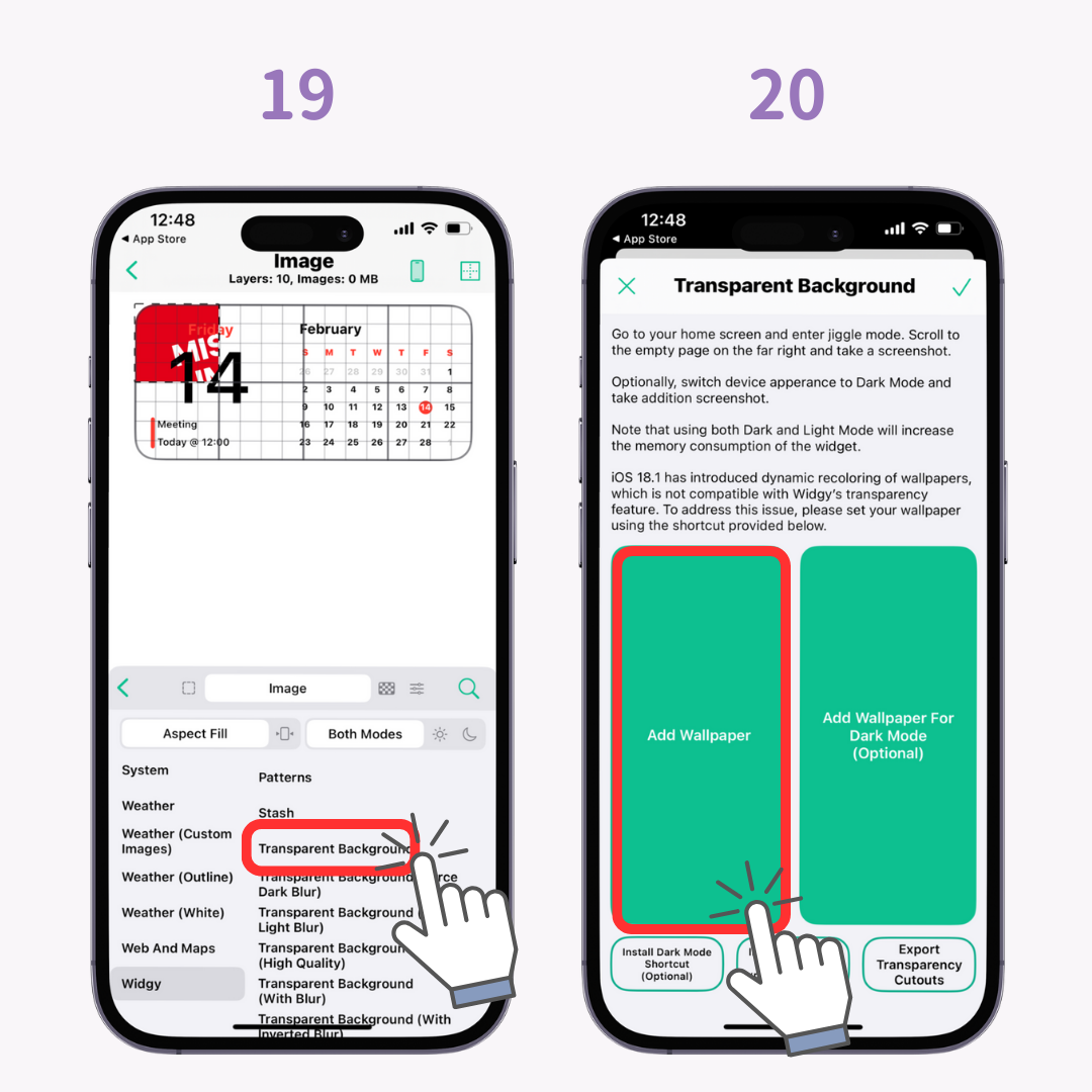 #1 image of How to Get Transparent Widgets on iPhone and Android