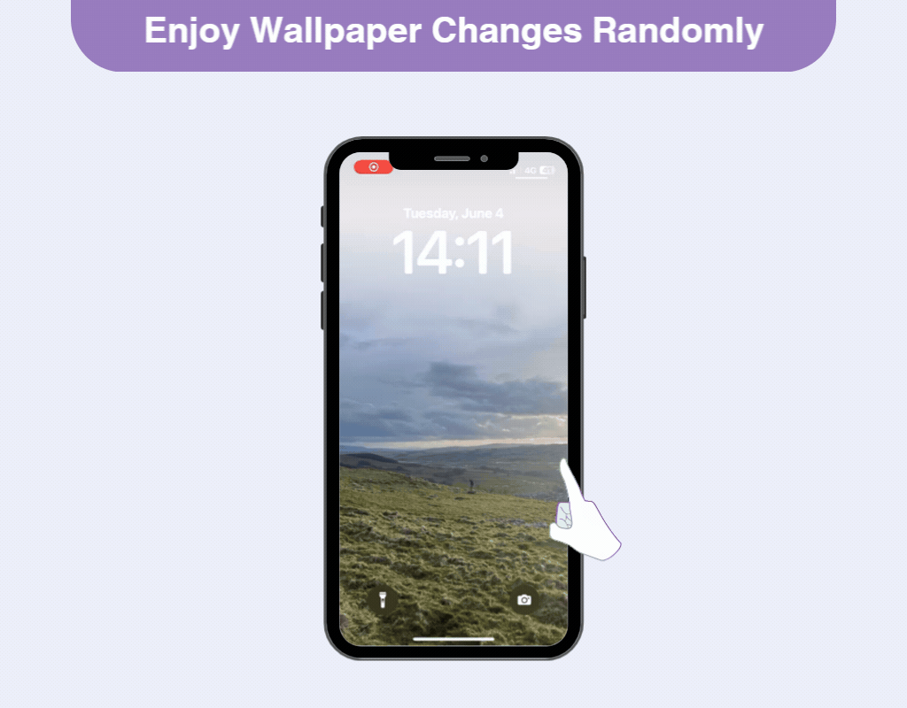 #1 image of How to Set iPhone Lock Screen Wallpaper to Change Randomly!