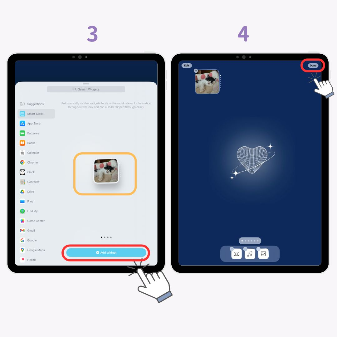 #1 immagine di Come aggiungere widget alla schermata iniziale dell'iPad