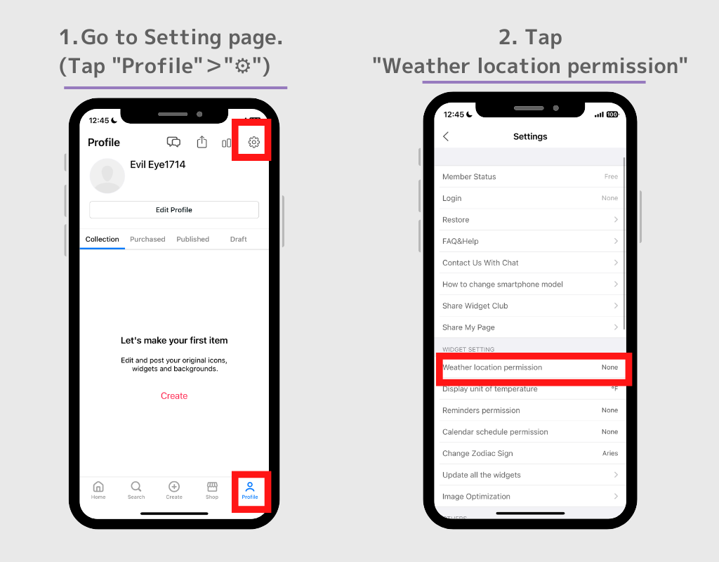 Imaginea nr. 2 a widgetului meteo [iOS] nu se afișează sau nu se poate prelua informațiile despre locație