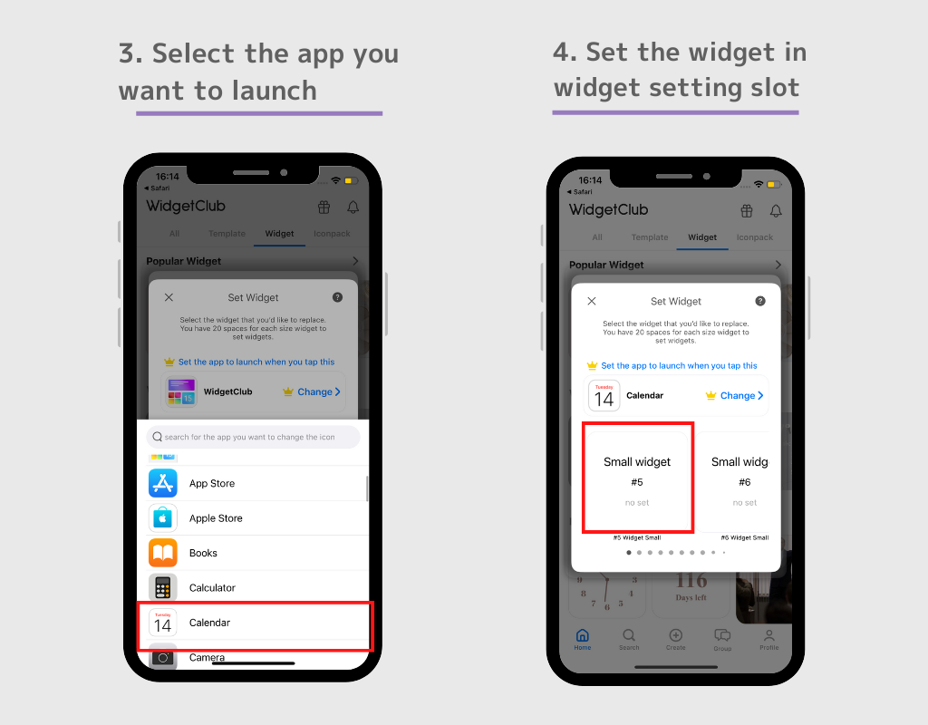 #4 image of How to set app to launch when you tap the widget