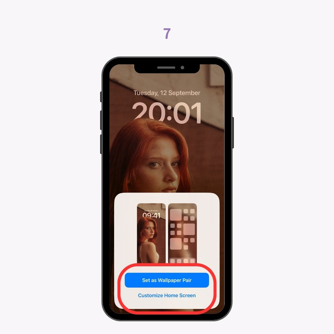 #24 صورة لميزة iOS17 الجديدة: تخصيص شاشة القفل