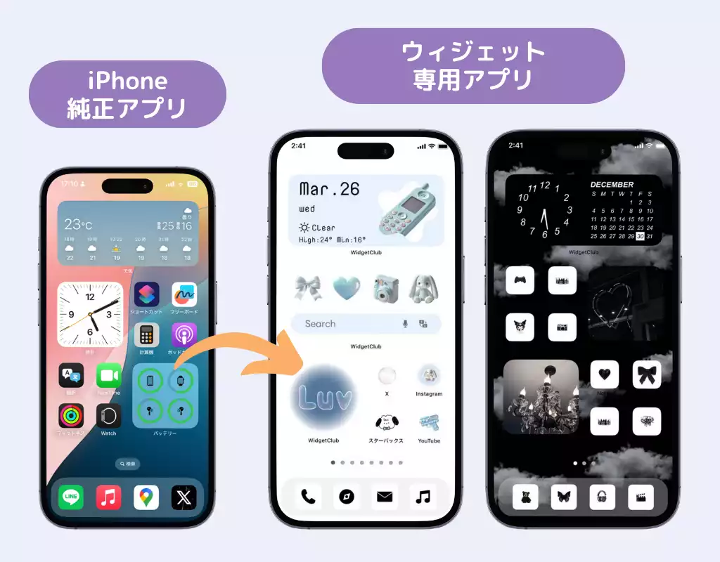 iPhoneウィジェットの作り方！徹底解説の画像1枚目