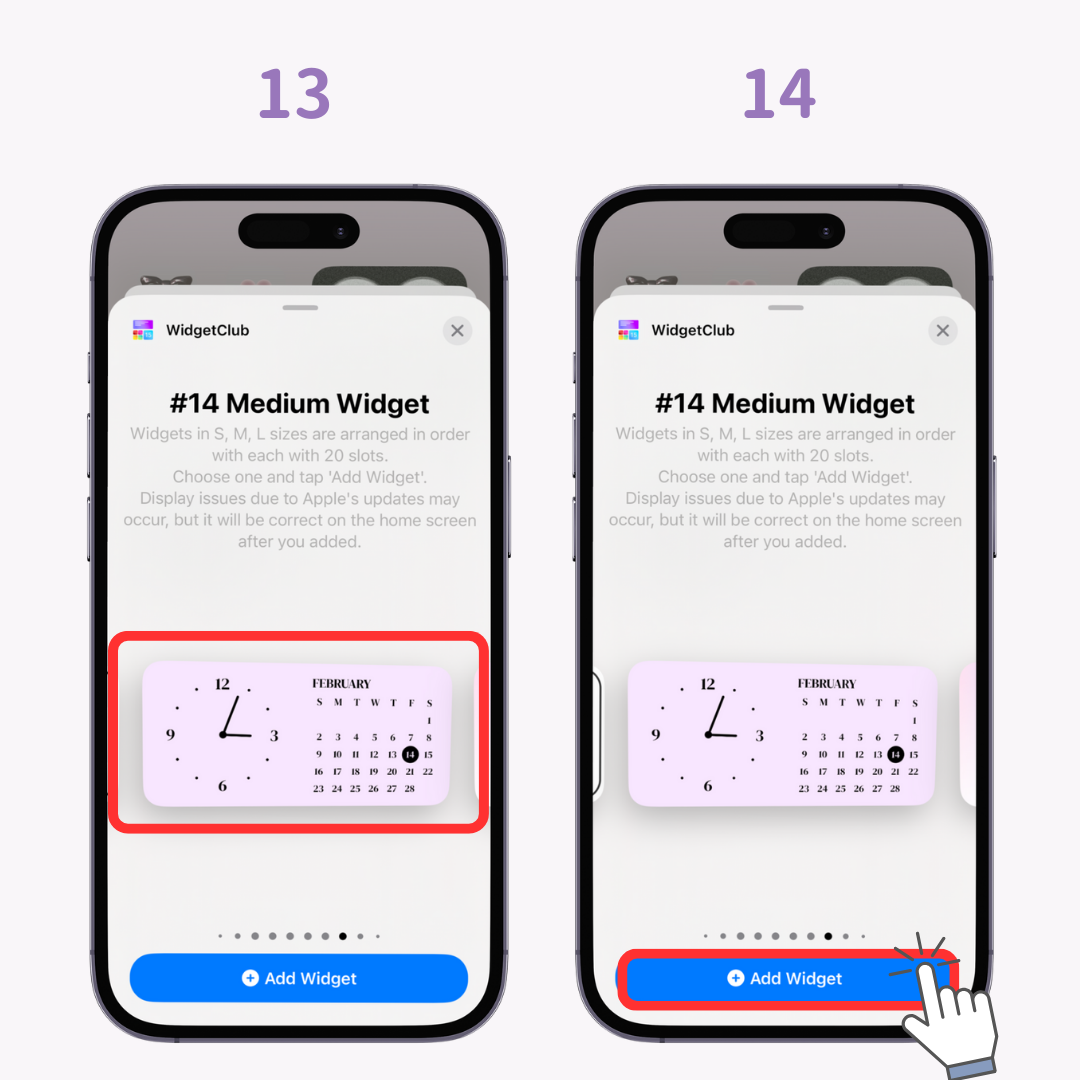 #1 image of How to Add a Calendar Widget with Clock on iPhone