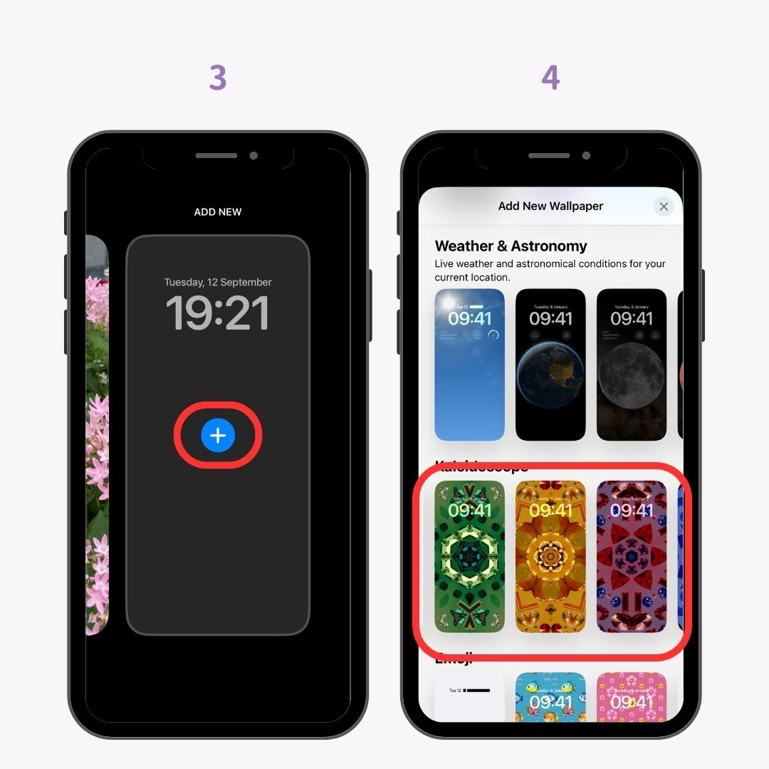 #19 kuva iOS17:stä Uusi ominaisuus: Lukitusnäytön mukauttaminen