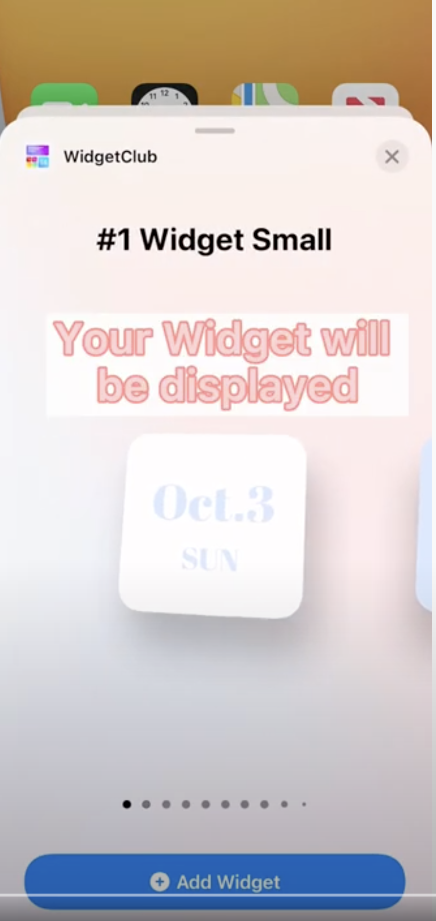 #4 image of [iOS]How to add widget to my home screen