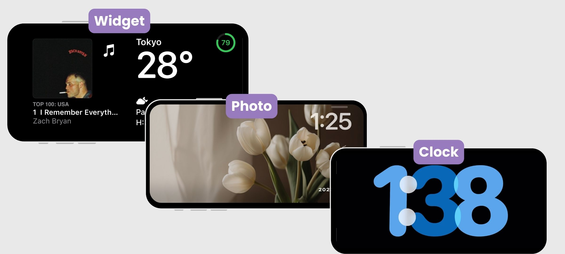#32 kuva iOS17:stä Uusi ominaisuus: Lukitusnäytön mukauttaminen