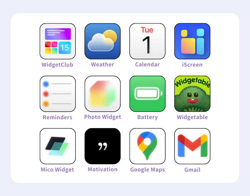 #1 image of 12 Best Widget Apps for iPhone Lock Screens