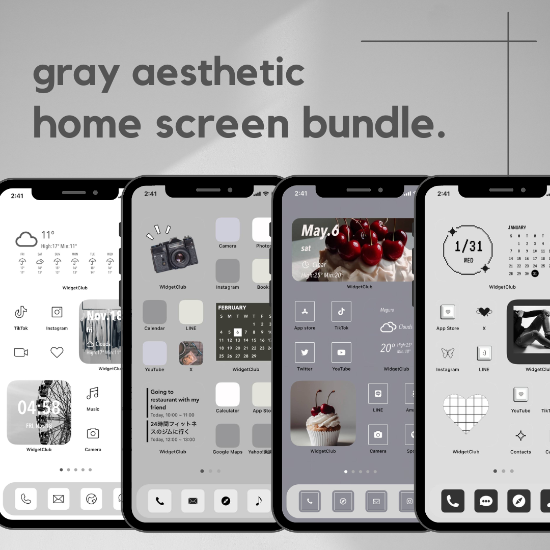 Gray Aesthetic Value Theme Pack