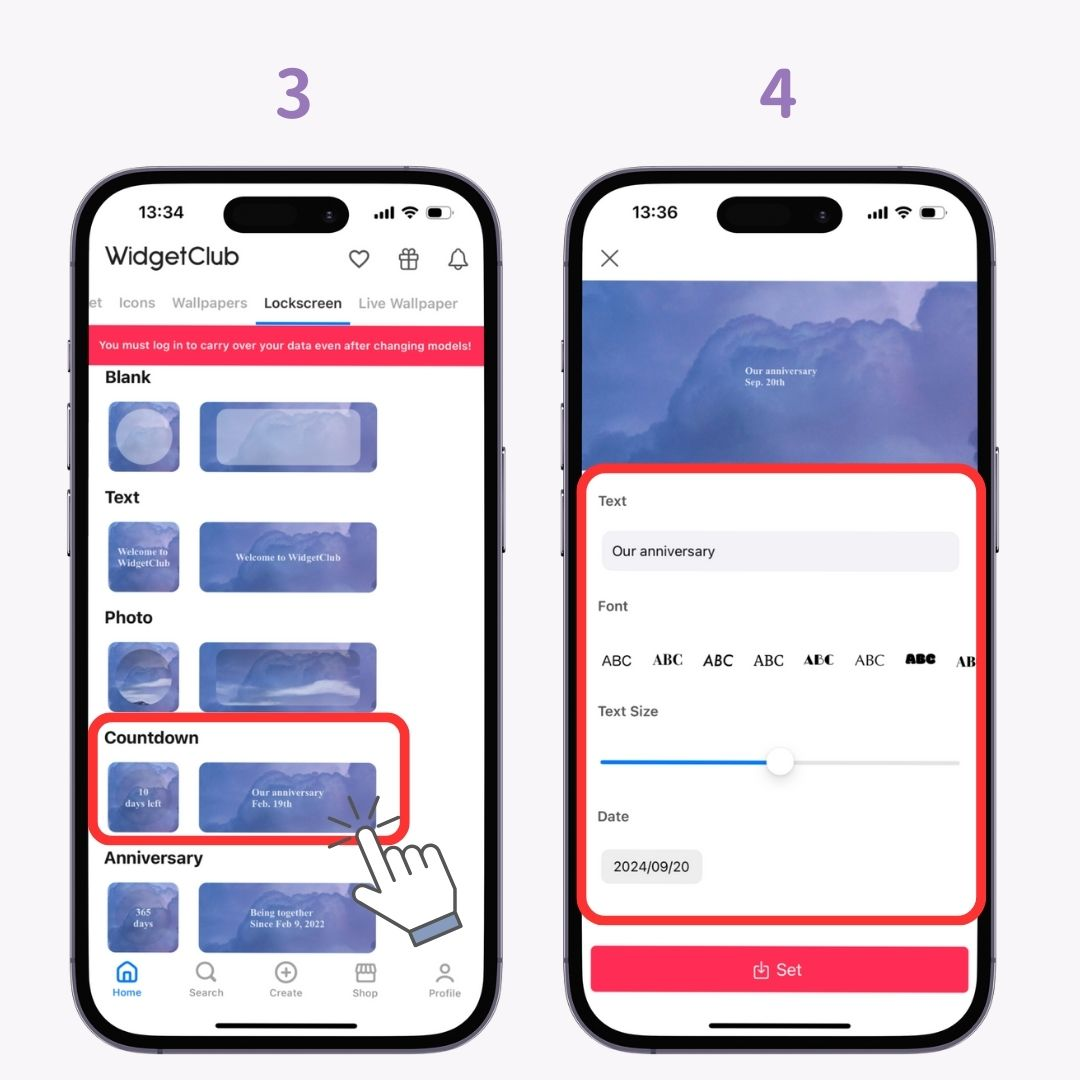 #1 image of How to Add Countdown Widget on Your Phone