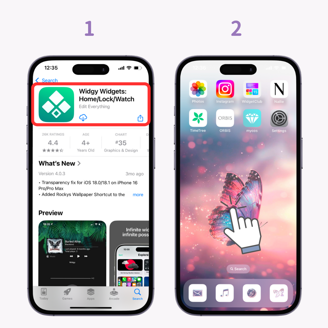 #1 image of How to Get Transparent Widgets on iPhone and Android