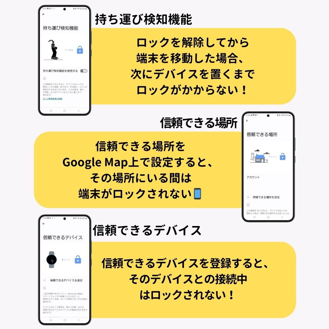 Androidの画面ロックの種類と設定を徹底解説！の画像3枚目