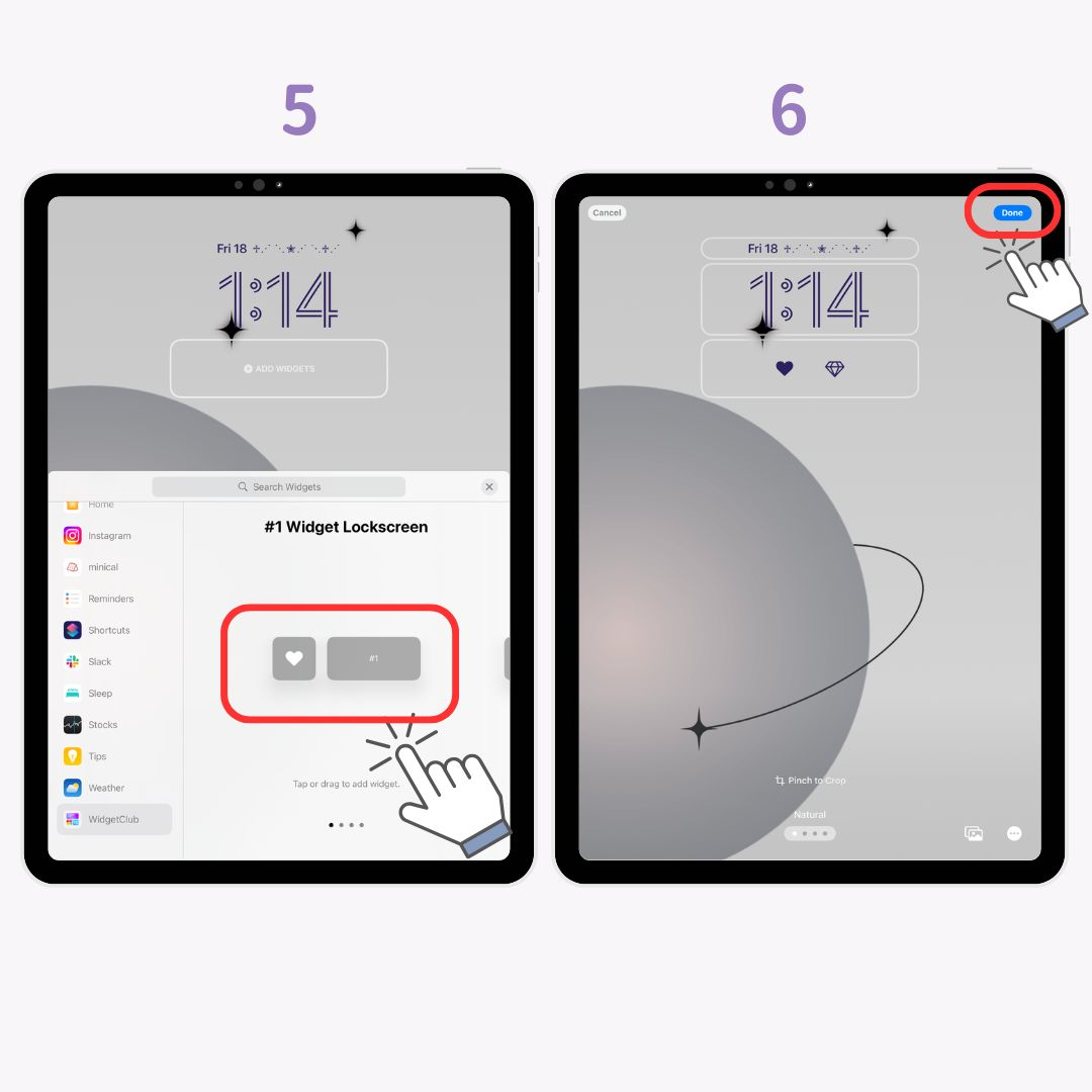 Image n°1 de Comment ajouter des widgets à l'écran d'accueil de l'iPad