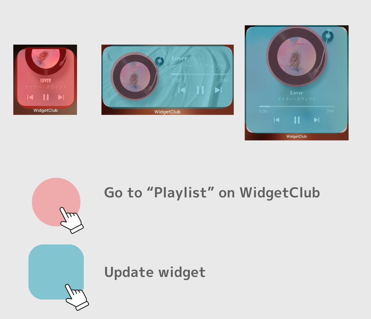 Müzik Widget'ını Kullanma Kılavuzu'nun 1 numaralı resmi