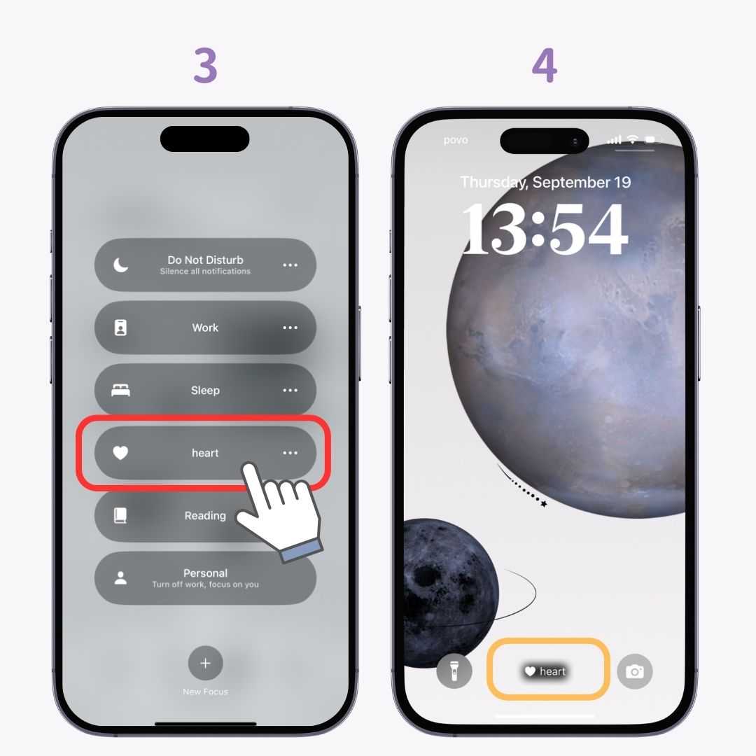 #1 imej Cara Mendapatkan Hati Pada Skrin Kunci iPhone Anda