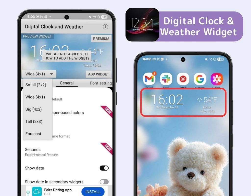 #9 image of 13 Best Clock Apps – With Widget Support!