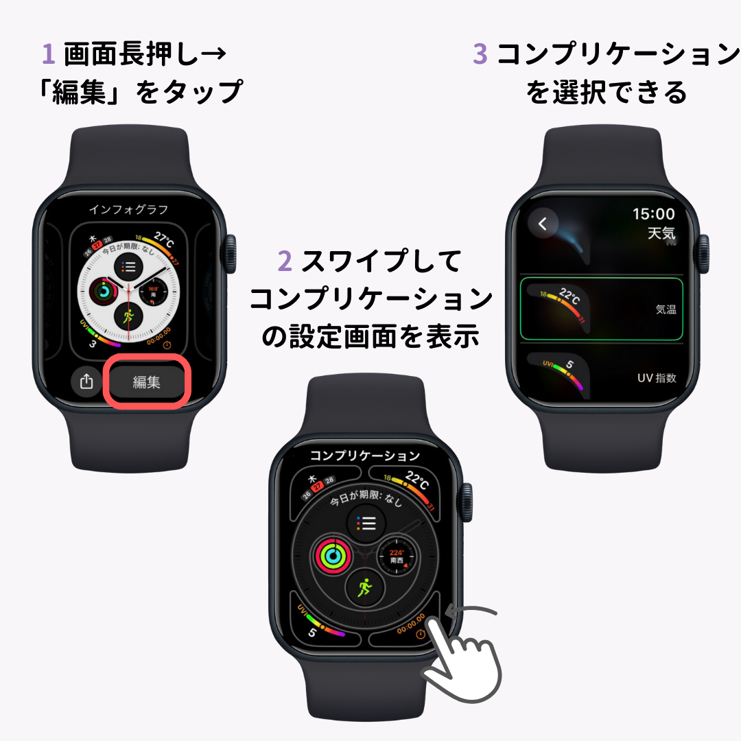 Apple Watchの時計の位置やリューズの位置を変える方法を解説！の画像7枚目