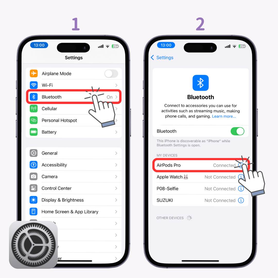 #1 kép: Az AirPods nem jelenik meg az akkumulátor widgeten