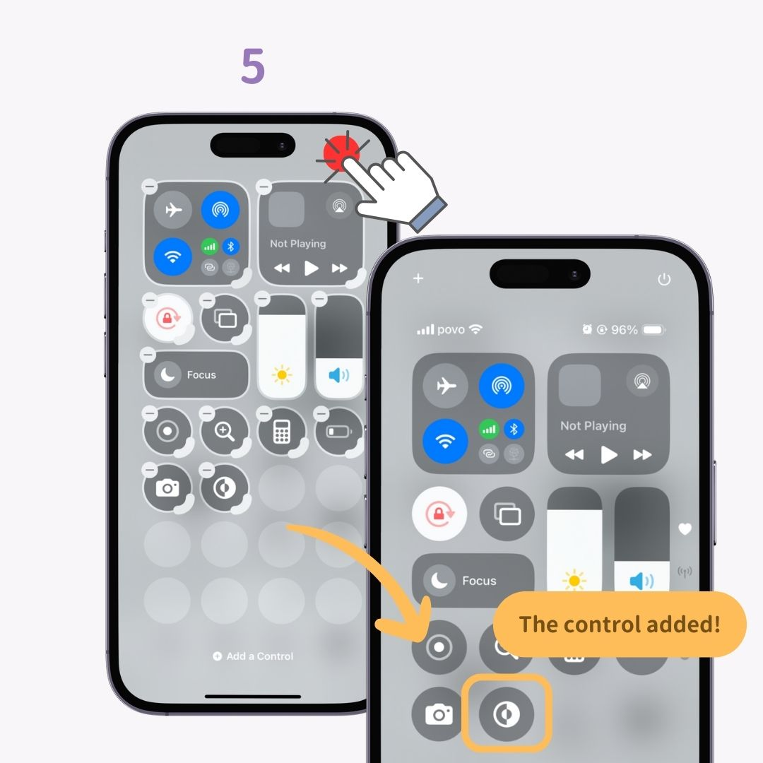 Imagen n.° 1 de iOS18: Cómo personalizar el Centro de control en iPhone