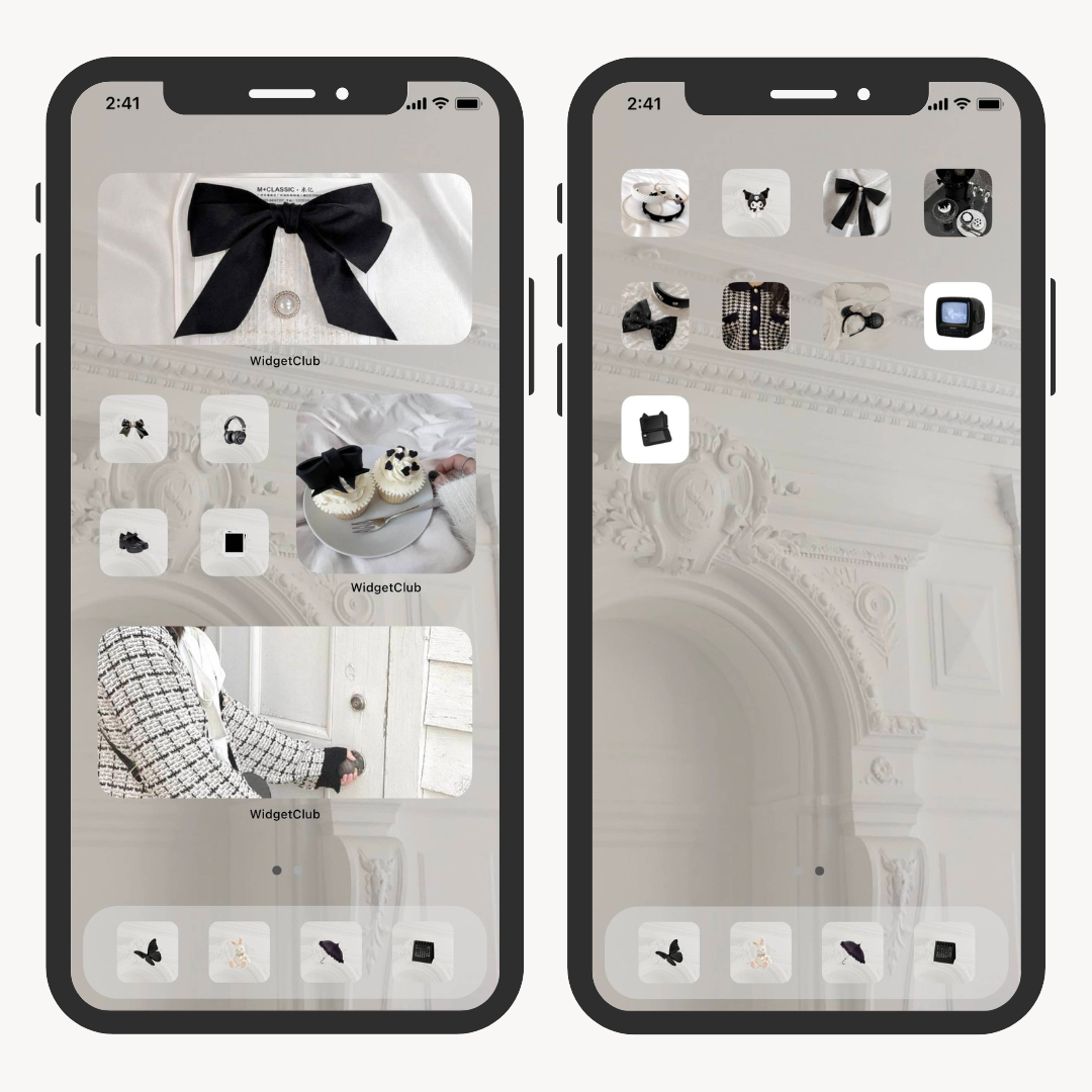#2 image of Introducing How to Arrange Your Home Screen in an Elegant Girly Style!