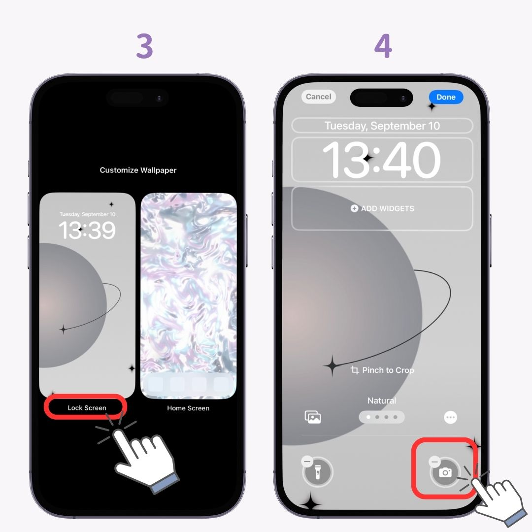 Imagen n.° 1 de Cómo editar los controles de la pantalla de bloqueo en tu iPhone