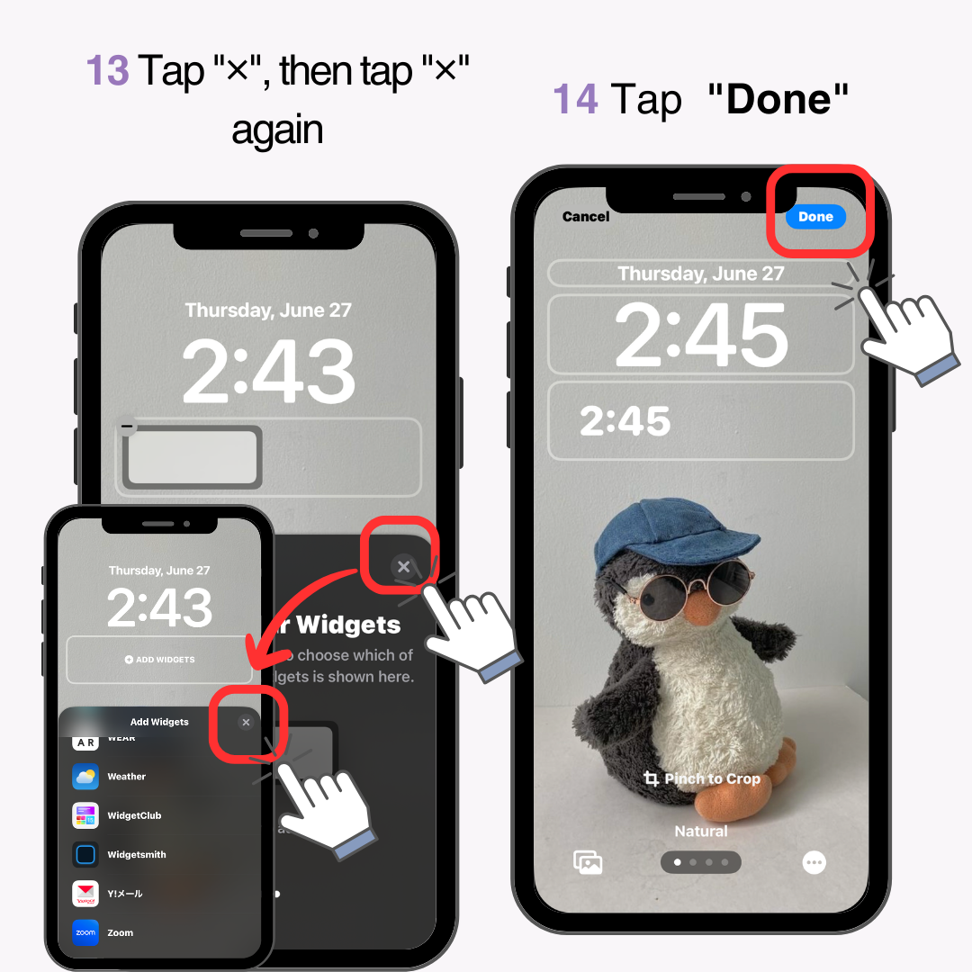 #1 image of How to Change the Clock Position on Your iPhone Lock Screen