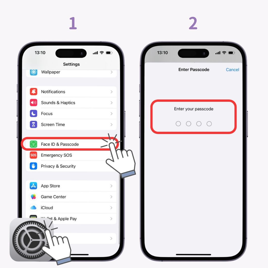 #1 image of How to Change Password【iPhone / Android】