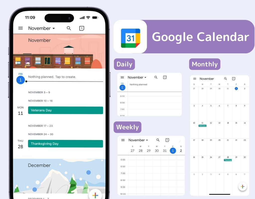 #12 image of How to Add Stylish Calendar Widgets 【iOS / Android】