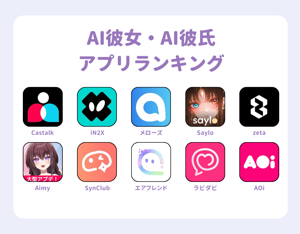 【最新】AI彼氏・AI彼女のおすすめ8選！無料で使えるの画像1枚目