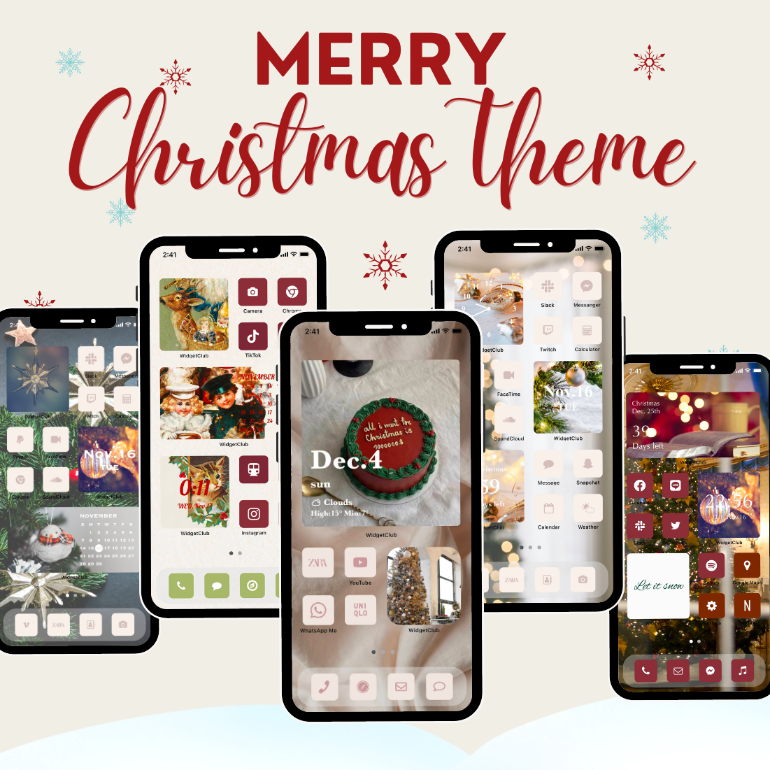 Christmas Valuable theme pack