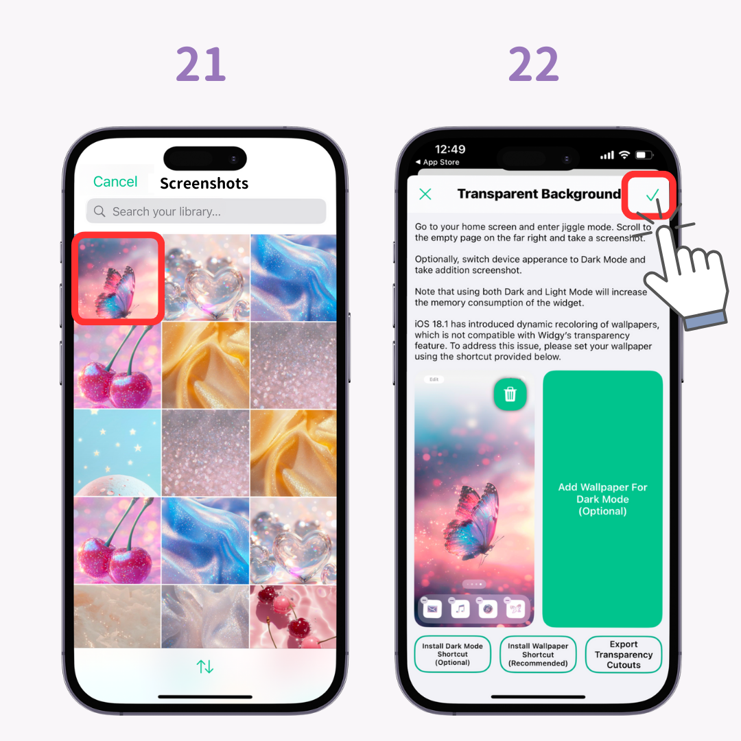 #1 image of How to Get Transparent Widgets on iPhone and Android