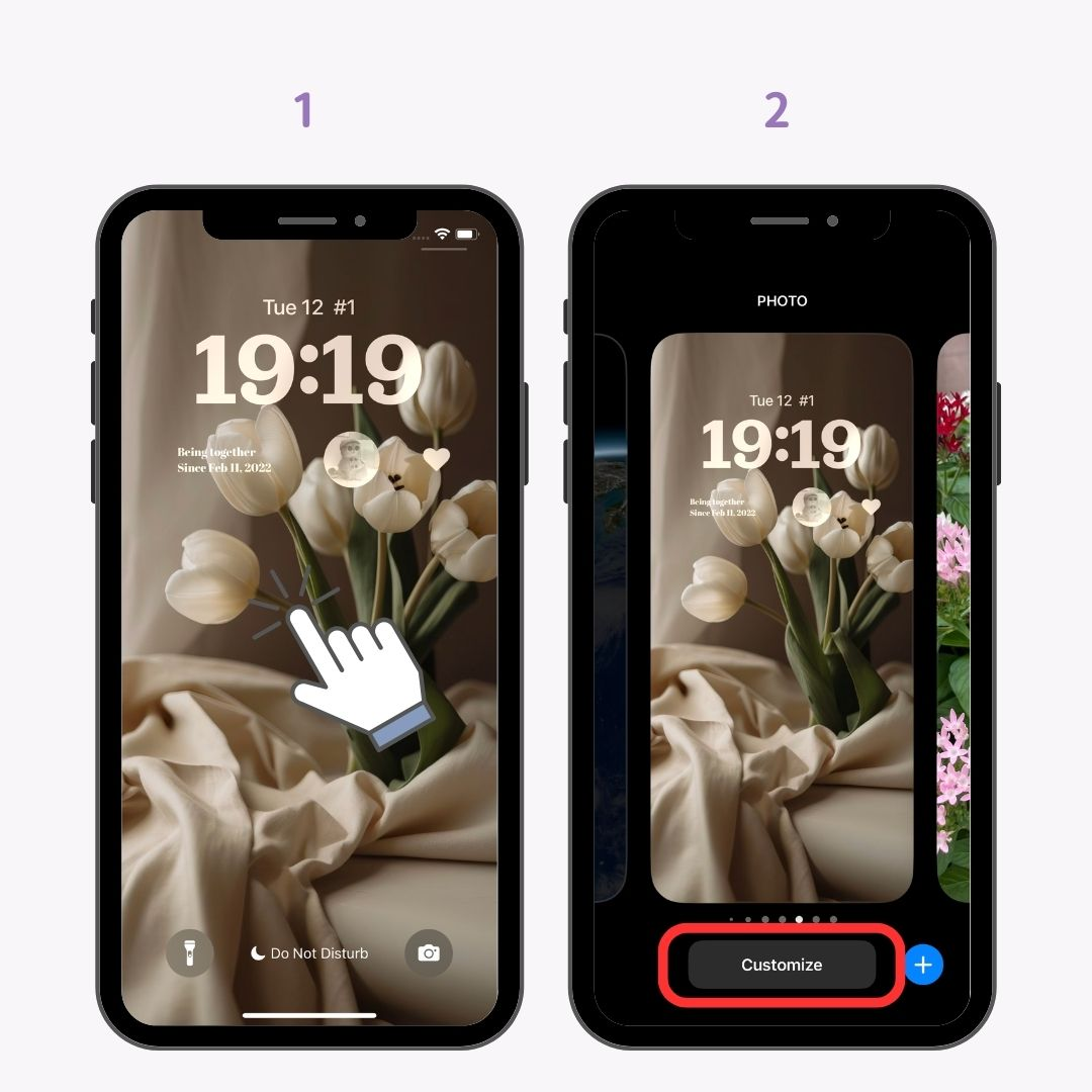 #2 billede af iOS17 Ny funktion: Låseskærmtilpasning