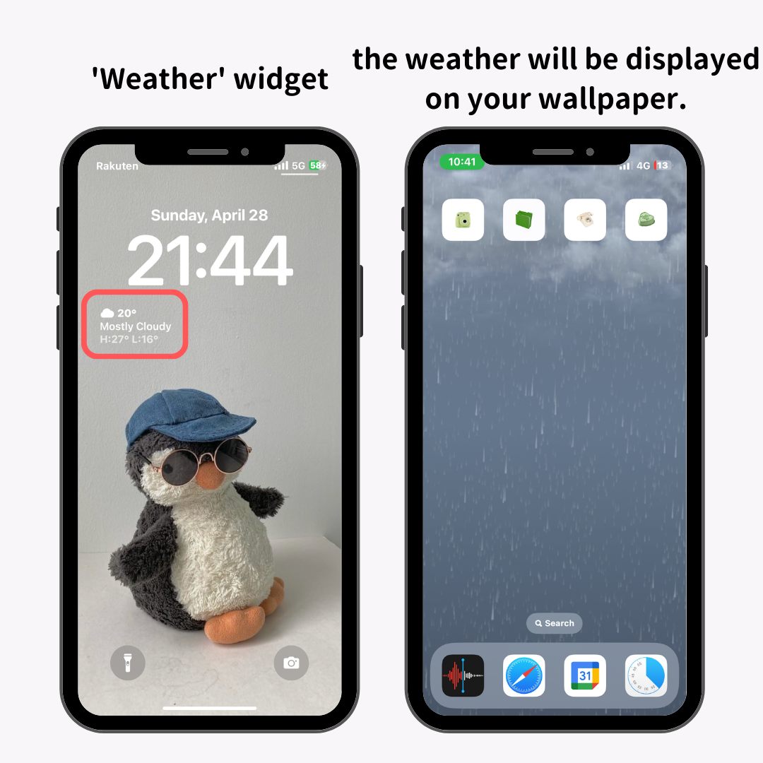 #8 afbeelding van Toon het weer op uw iPhone-vergrendelscherm! Methoden om het weer op uw achtergrond weer te geven