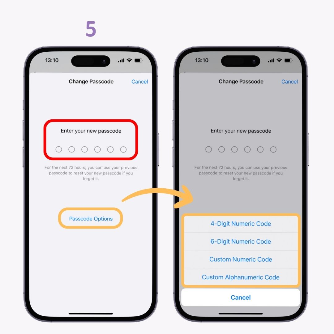 #1 image of How to Change Password【iPhone / Android】