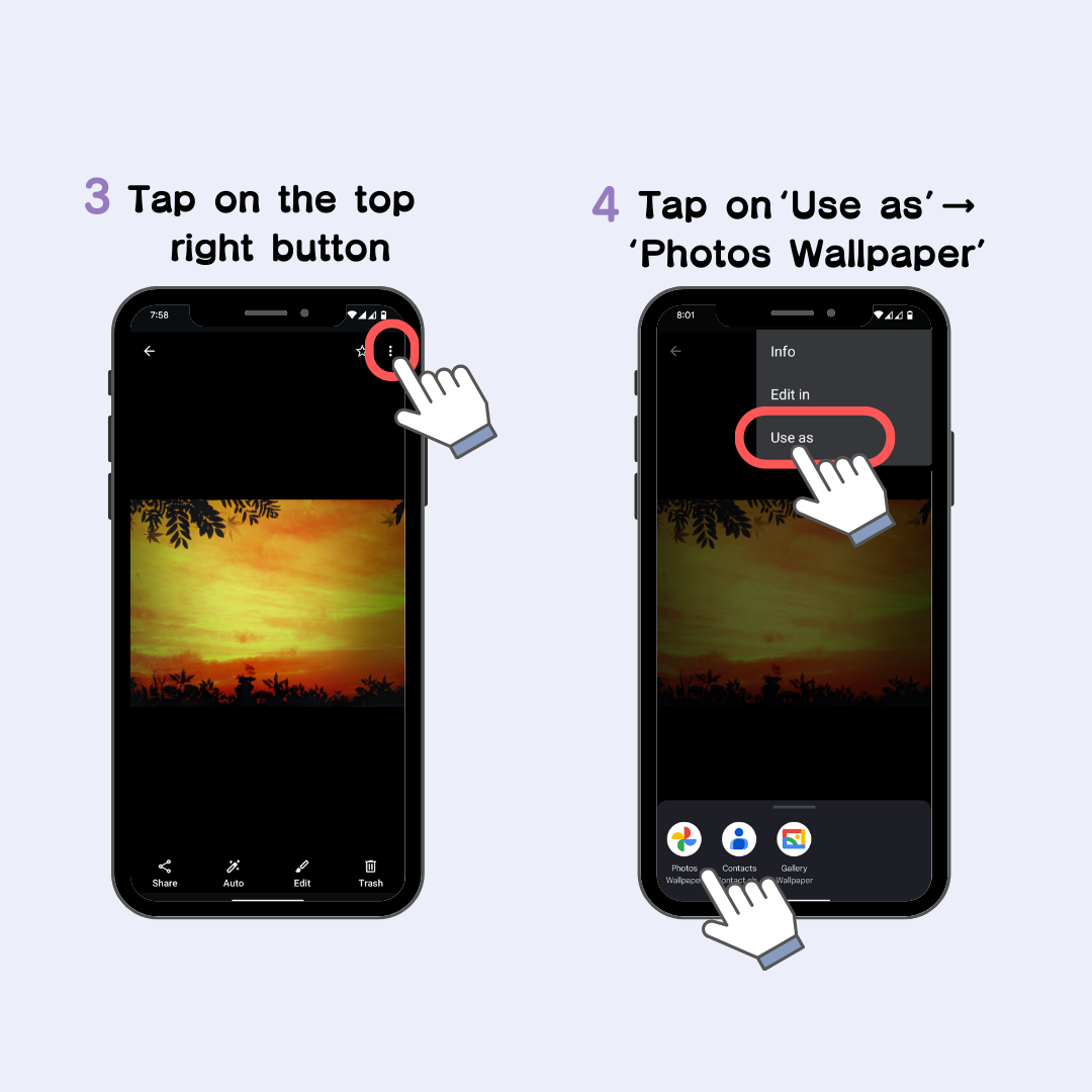 #4 pilt Androidi lukustuskuva kohandamisest!