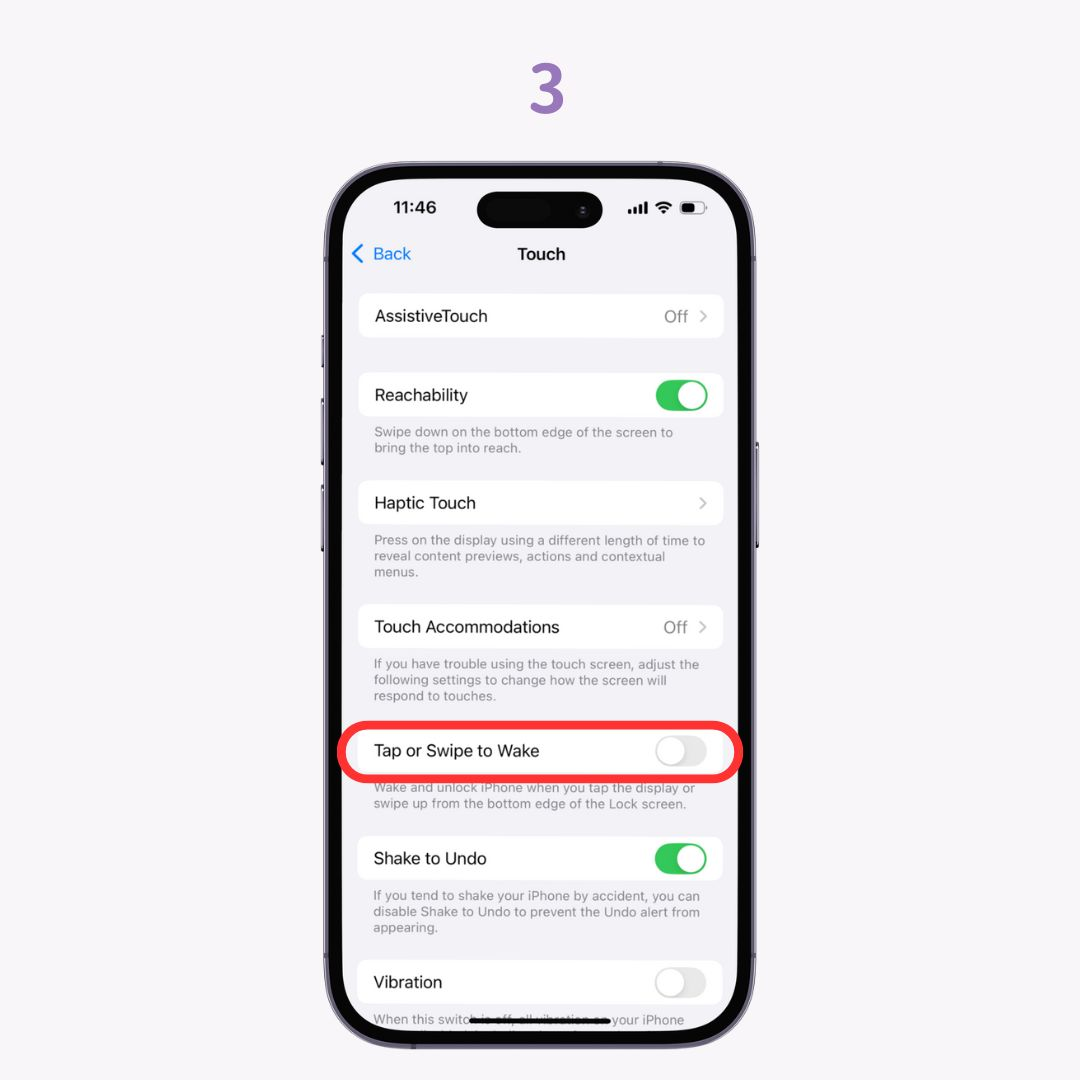 1. számú kép a zseblámpa kikapcsolása iPhone-on című képről