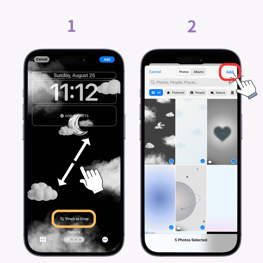 #1 iPhone'da Birden Fazla Duvar Kağıdı Ayarlama resmi!