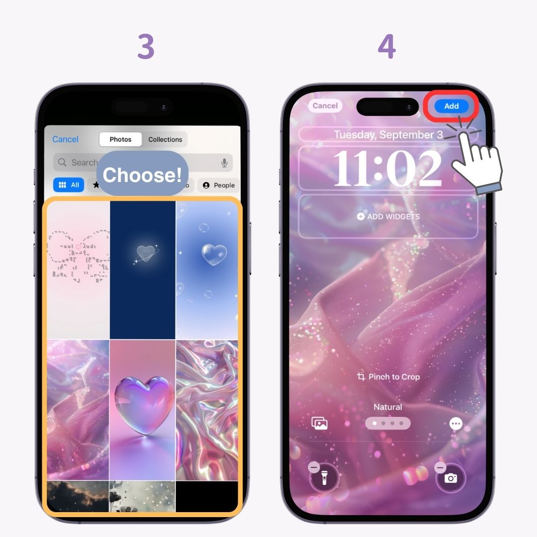 1. számú kép a Fix the Wallpaper elfeketedő témájúról az iPhone-on