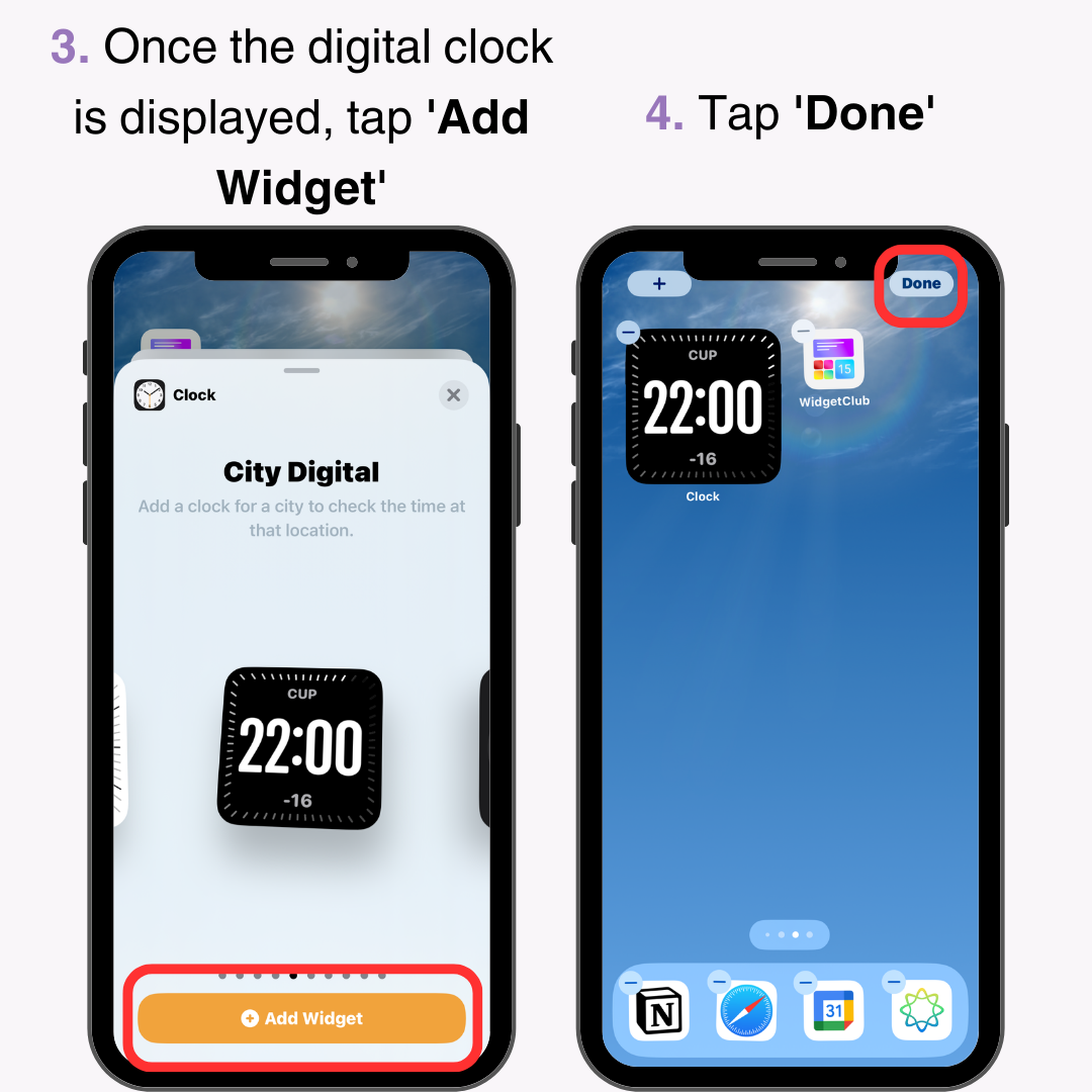 #4 image of How to Display an Aesthetic Digital Clock on Your iPhone's Home Screen