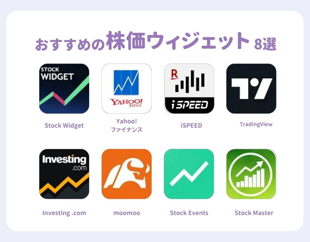 Android向け！株価ウィジェットのおすすめアプリ8選の画像1枚目
