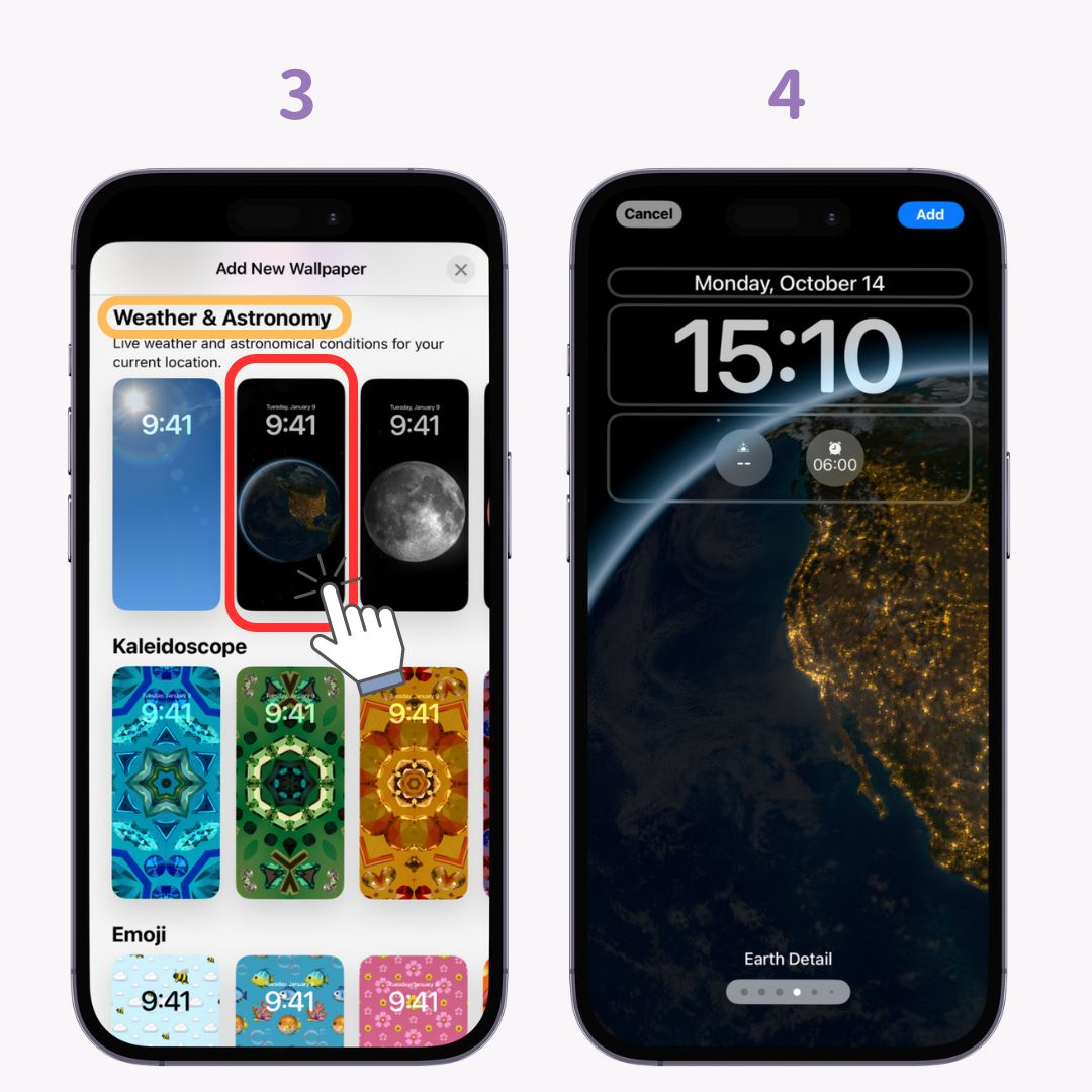 #1 image of How to Set the Earth Wallpaper on iPhone