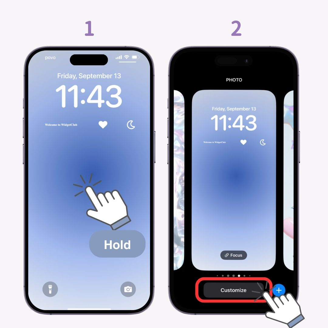 #1 kép a képernyőzár vezérlőinek szerkesztéséről az iPhone-on