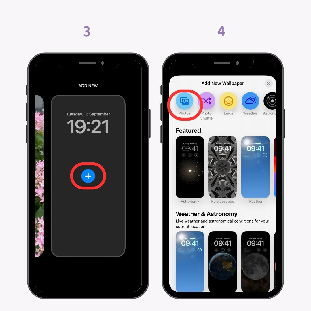 iOS17-ის #22 ახალი ფუნქციის სურათი: ეკრანის დაბლოკვის პერსონალიზაცია