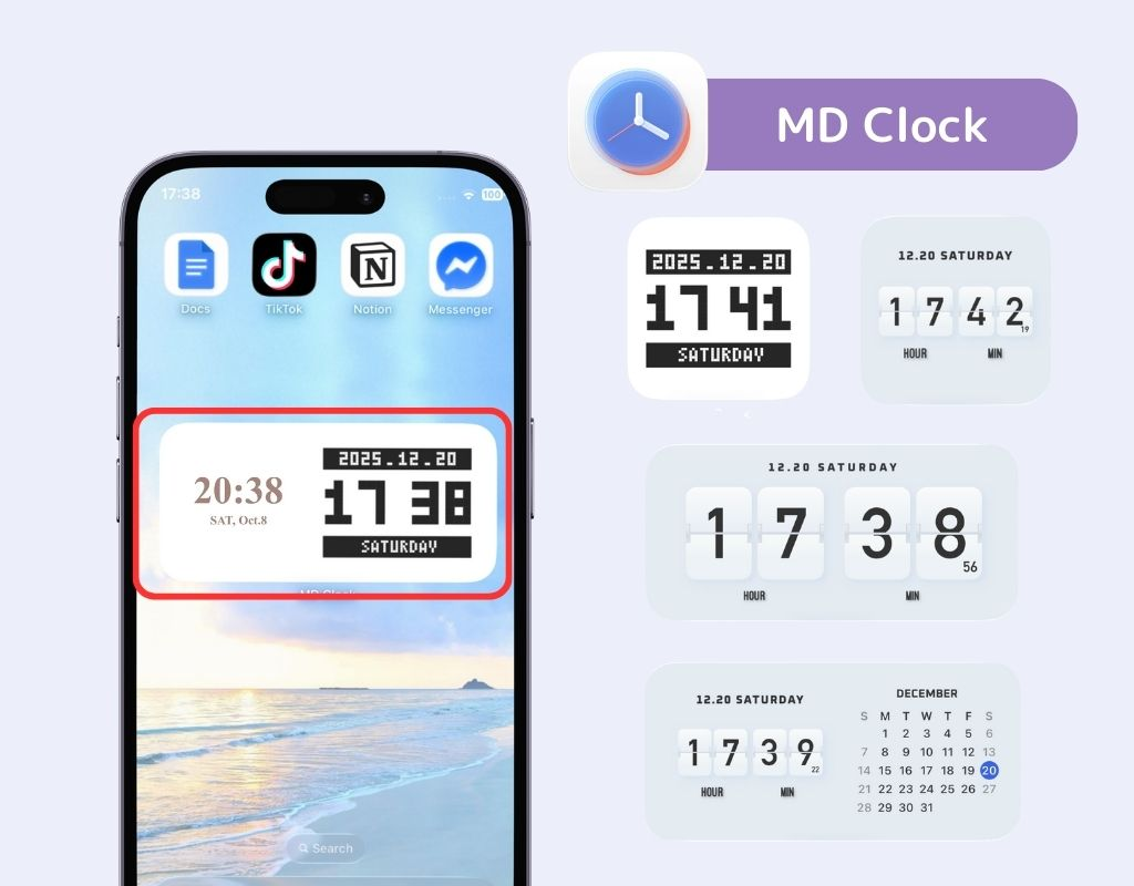 #6 image of 13 Best Clock Apps – With Widget Support!