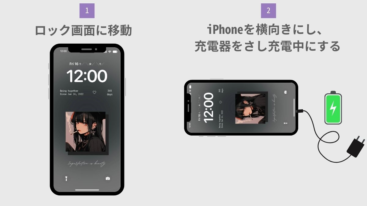 【iOS17】ロック画面の時計のフォントやカラーを変更する方法の画像11枚目